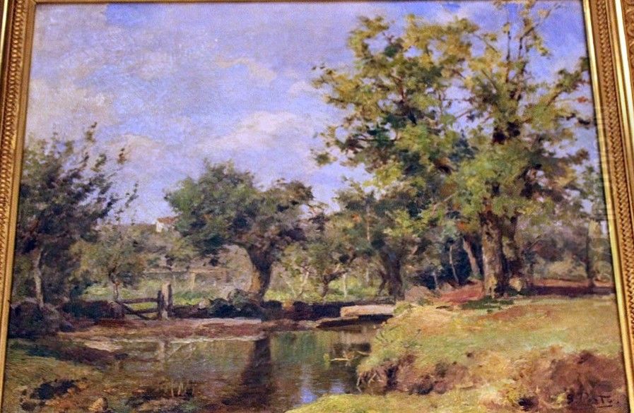 Landscape Oil Painting by Antonio Carvalho de Silva Porto