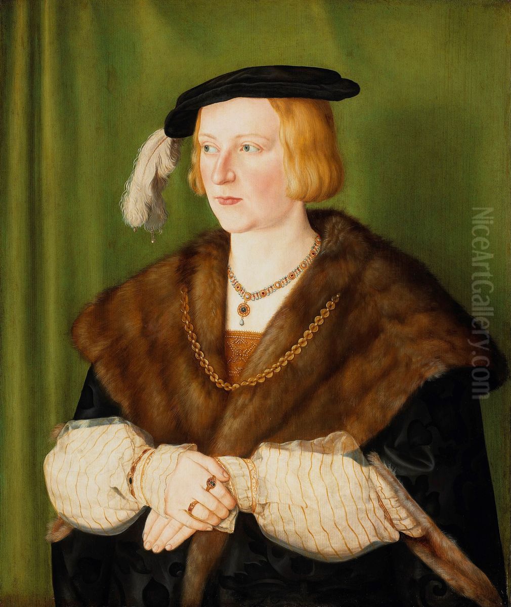 Ursula von Weichs Oil Painting by Barthel Beham