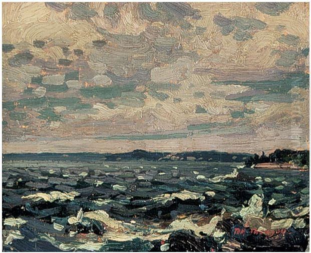 Parry Sound Harbour Oil Painting by Tom Thomson