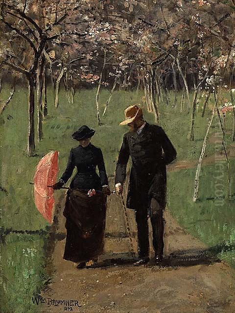 Au verger (printemps) Oil Painting by William Brymner