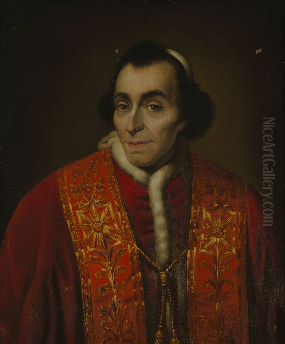 Le Pape Pie VII Oil Painting by Jean-Baptiste Wicar