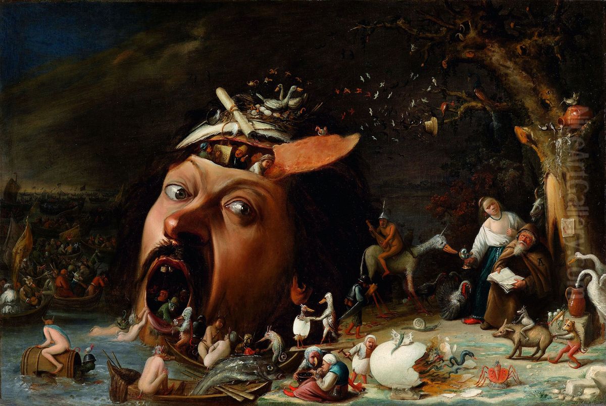 The Temptation of St Anthony Oil Painting by Joos van Craesbeeck