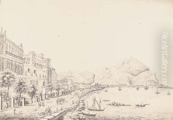 A Sketchbook Of Thirty-three Drawings Oil Painting by Edward Cheney