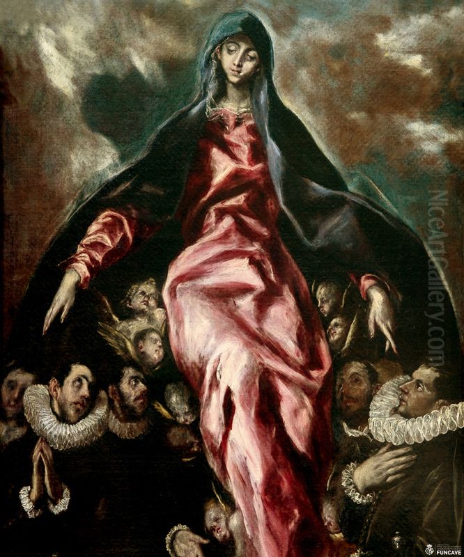 The Madonna of Charity Oil Painting by El Greco