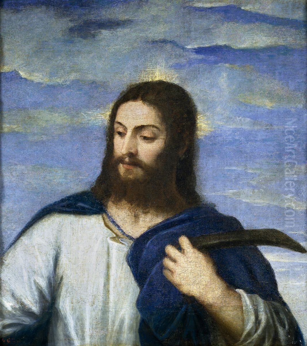 El Salvador, de hortelano Oil Painting by Titian