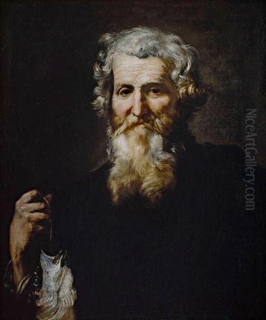 Saint Andrew Oil Painting by Jusepe de Ribera