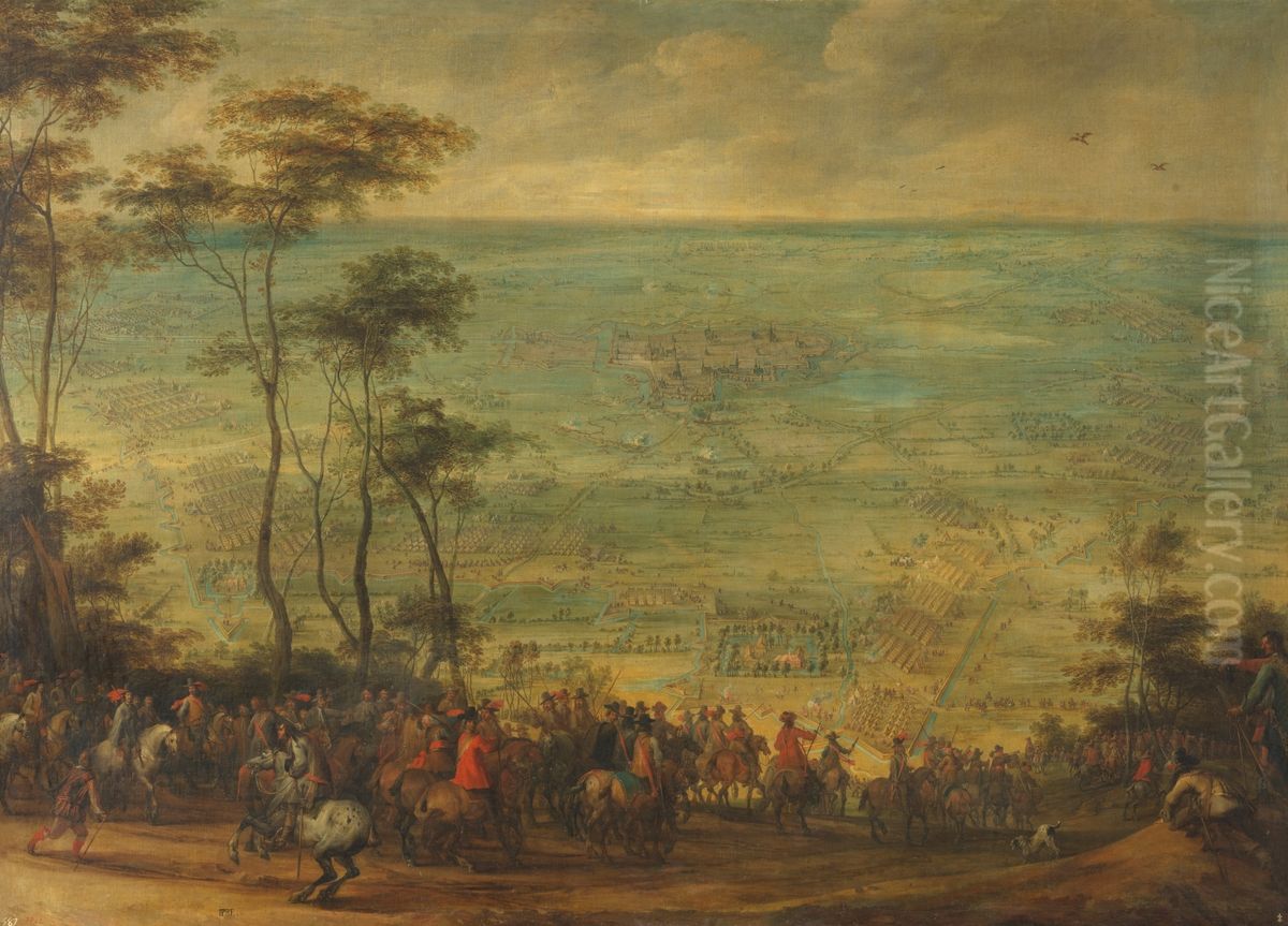 The taking of Ypres Oil Painting by Peter Snayers