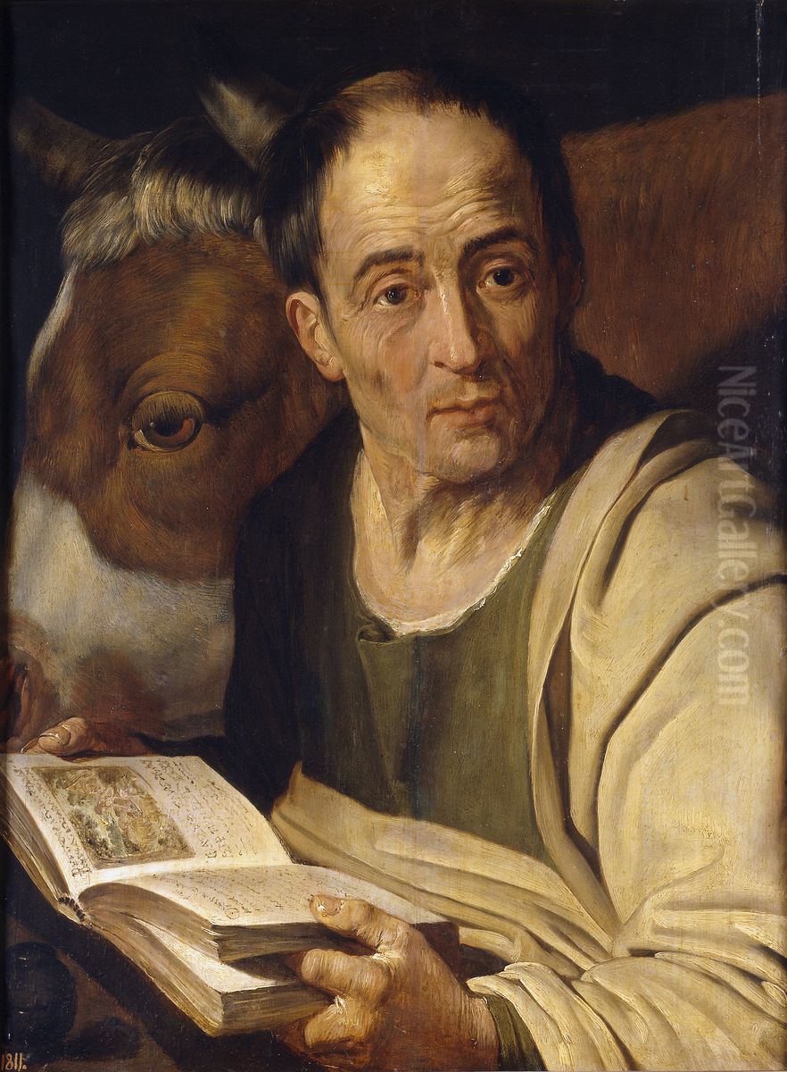 The evangelist Luke Oil Painting by Artus Wolffort