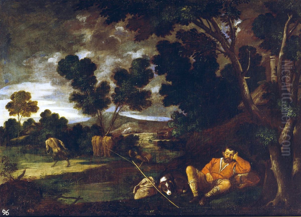 Parabola de la cizana Oil Painting by Pedro Orrente