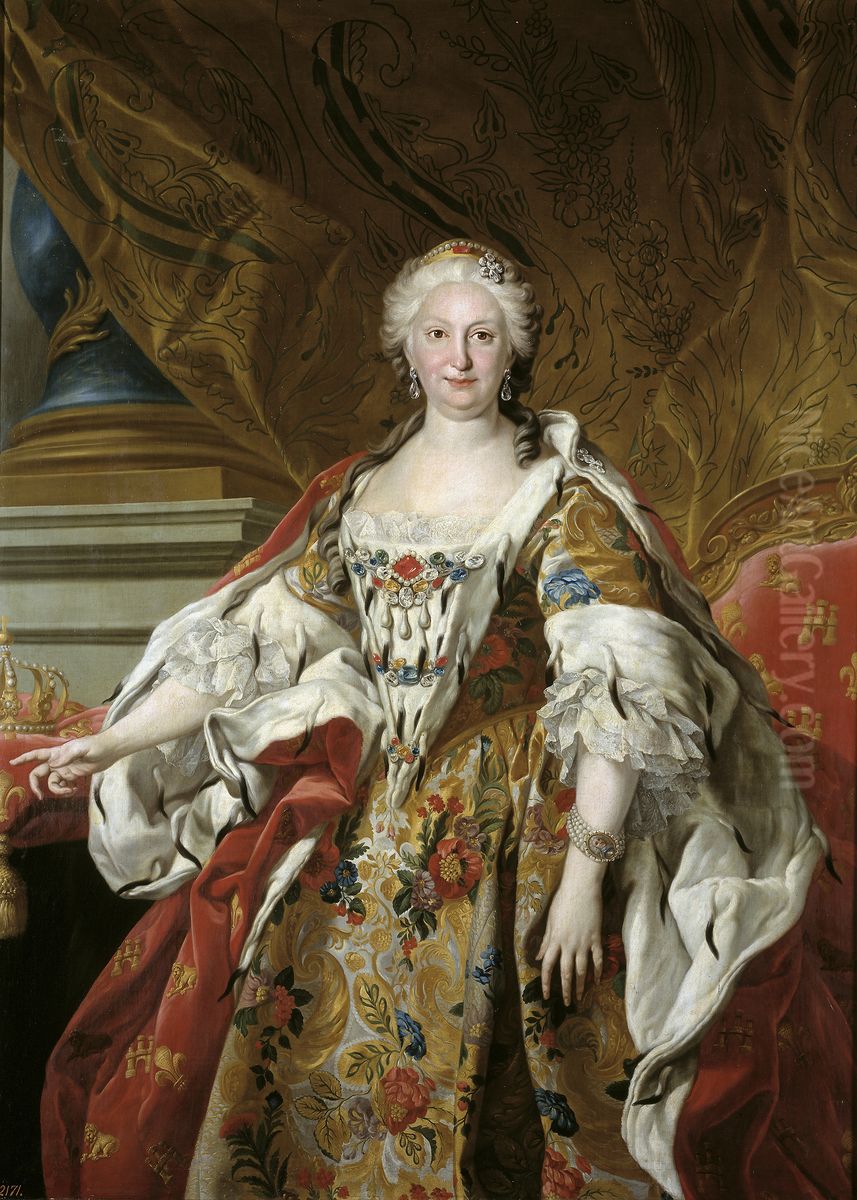 La reinaIsabel de Farnesio Oil Painting by Louis-Michel Van Loo