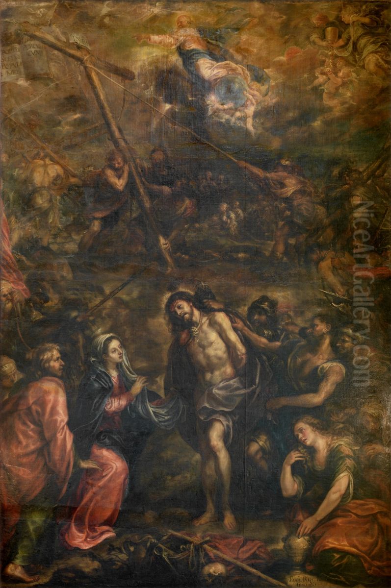 El Expolio de Cristo (Cristo de la Paciencia) Oil Painting by Francisco Rizi