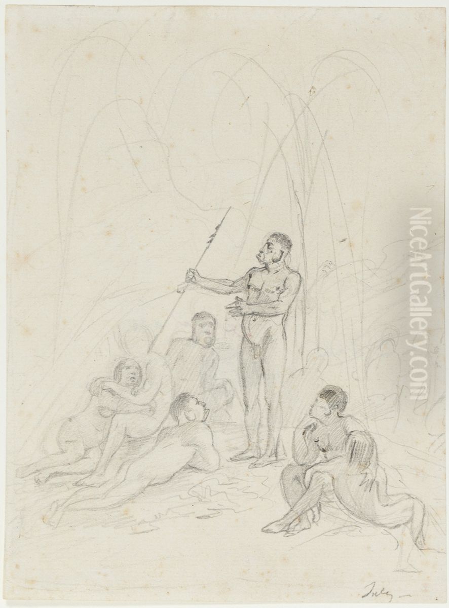 (sem titulo) Oil Painting by Johann Moritz Rugendas