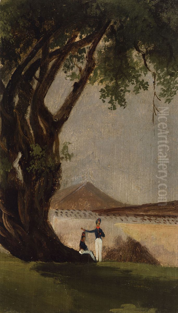 Soldado (atribuido) Oil Painting by Brasiliana Iconografica