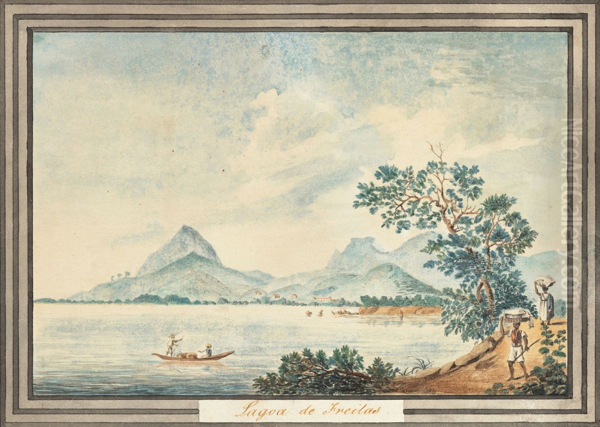 Lagoa de Freitas Oil Painting by Joseph Tully