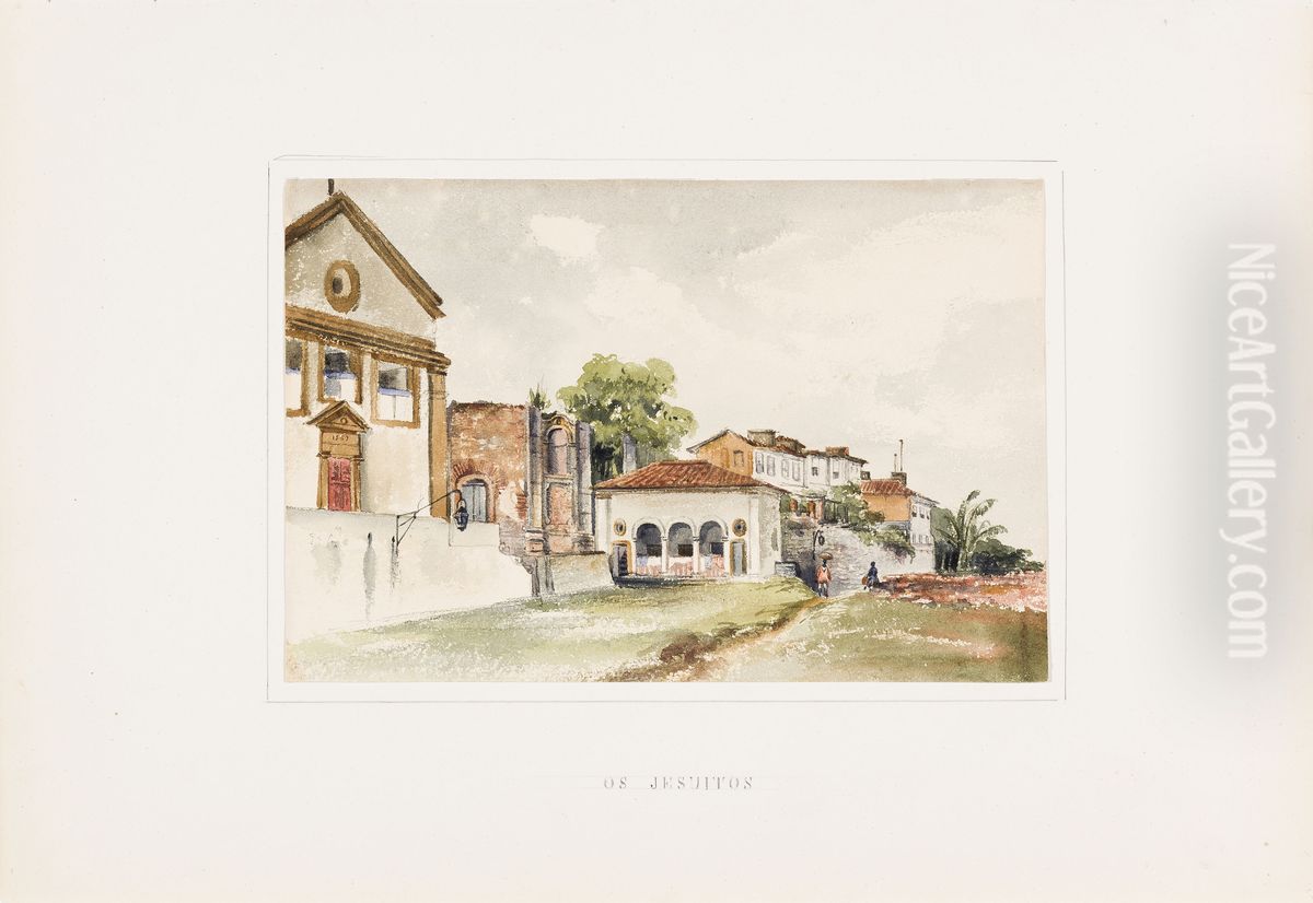 Os Jesuitos Oil Painting by Jules Marie Vincent de Sinety