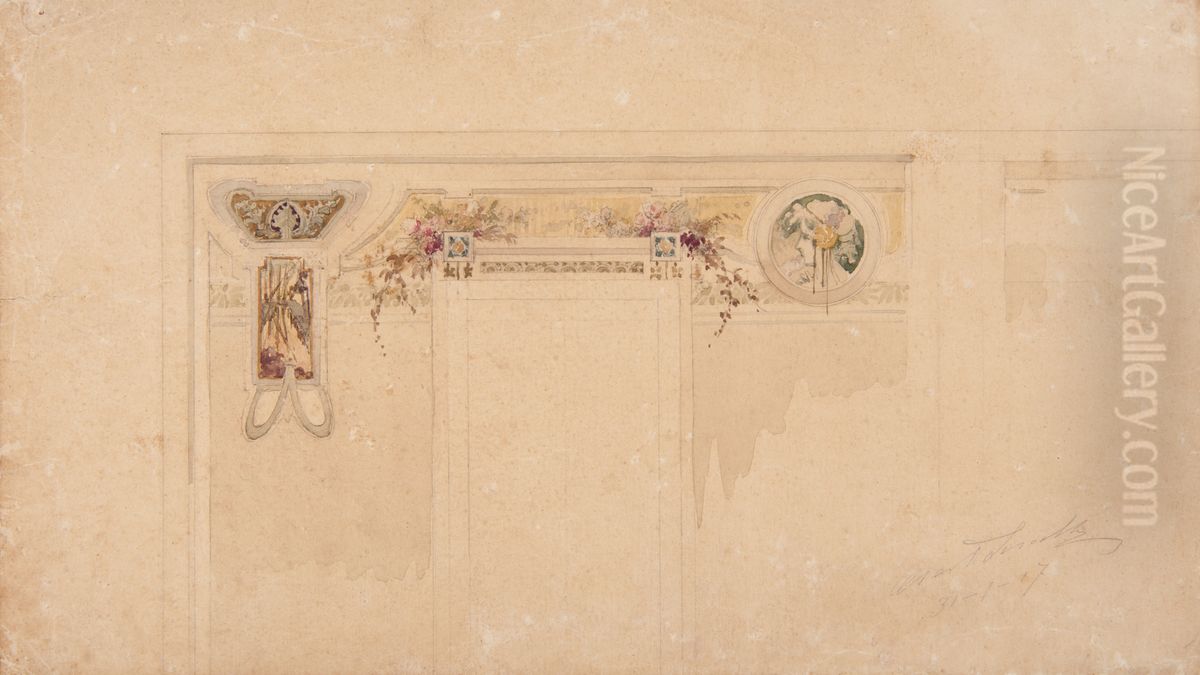 Sem Titulo/Legenda Oil Painting by Oreste Sercelli