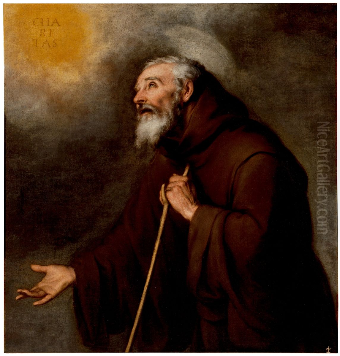 Saint Francis of Paola Oil Painting by Bartolome Esteban Murillo
