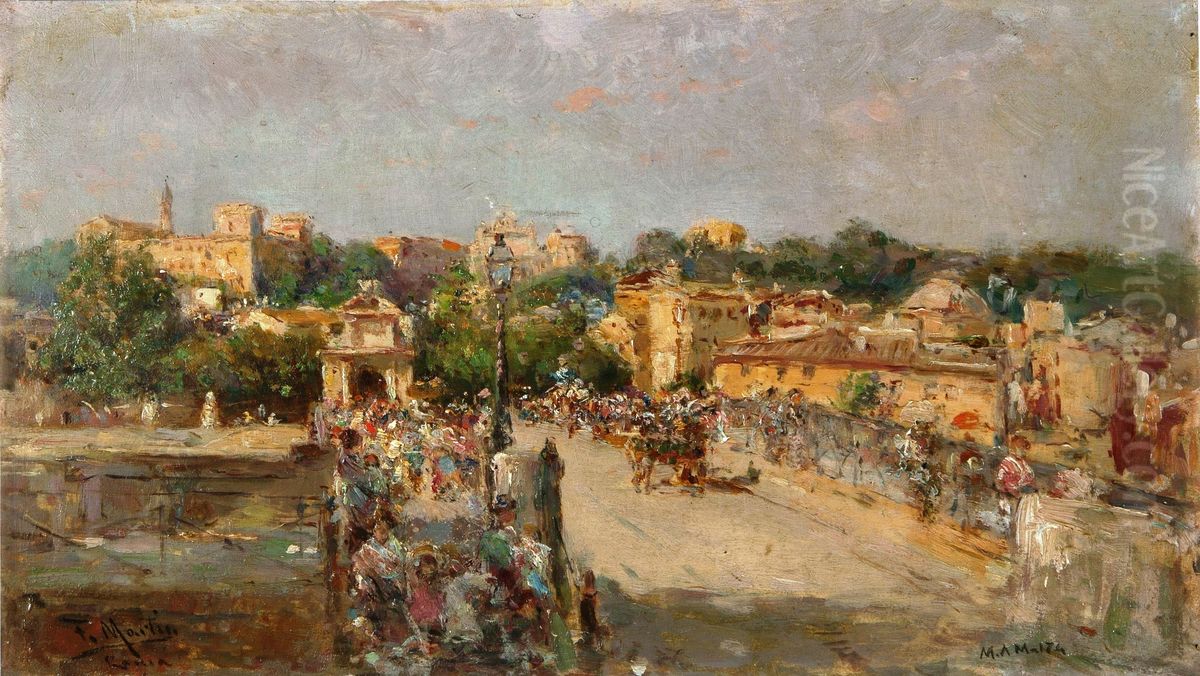 Apunte de Roma Oil Painting by Tomas Martin Rebollo