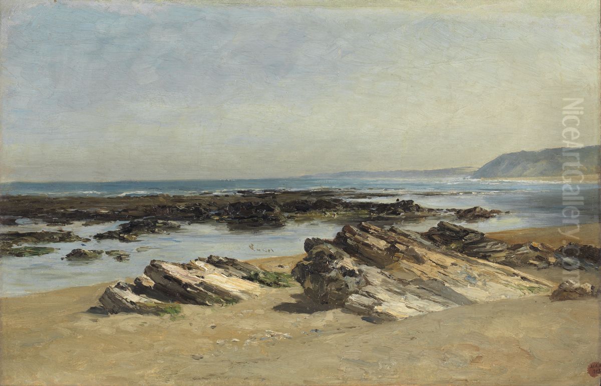 Bajamar (Guethary) Oil Painting by Carlos de Haes