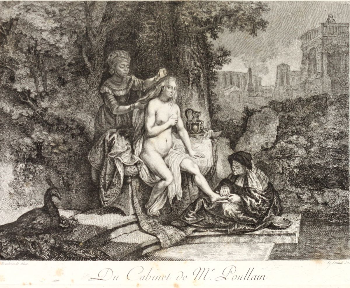 David and Bathsheba Oil Painting by Rembrandt