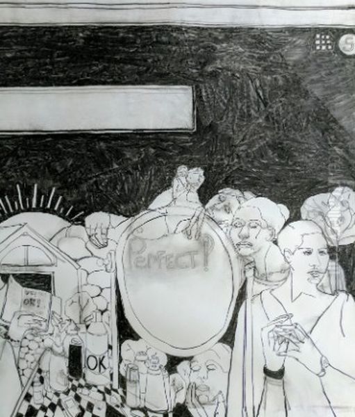 Perfect Female Body 14 Oil Painting by Gretchen Andrew