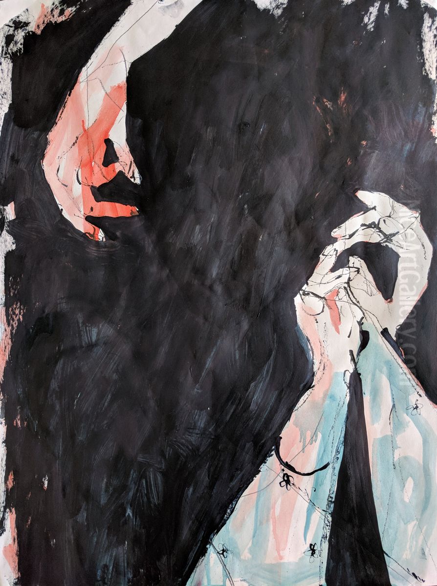 What is Ubuntu 09 Oil Painting by Gretchen Andrew