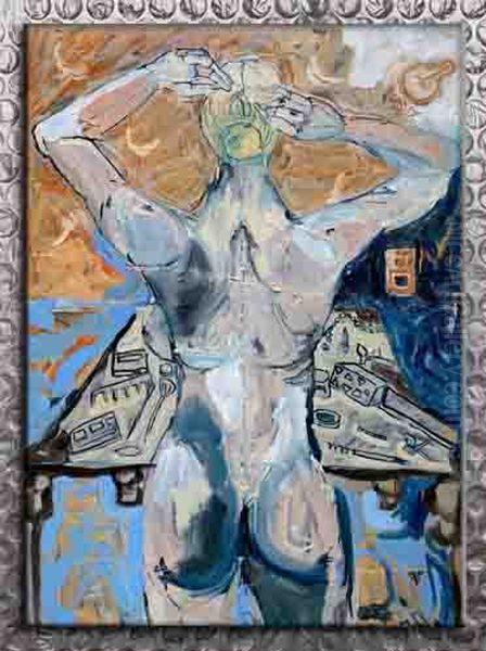 Bow New Hampshire Oil Painting by G. Andrew