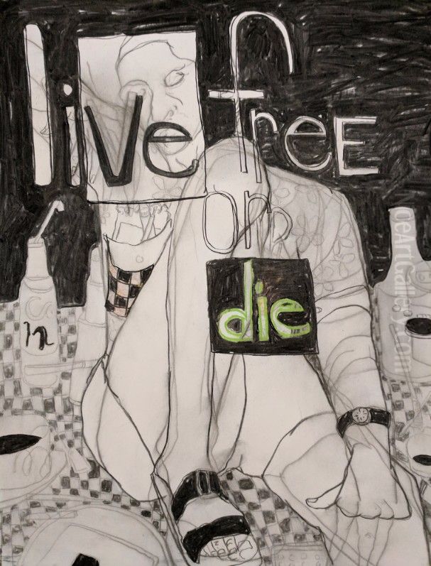 Bow New Hampshire 37 Oil Painting by Gretchen Andrew