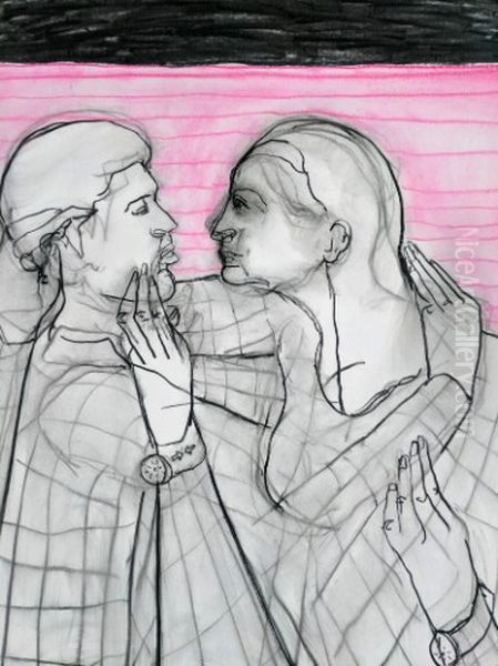 Female conception 13 Oil Painting by Gretchen Andrew