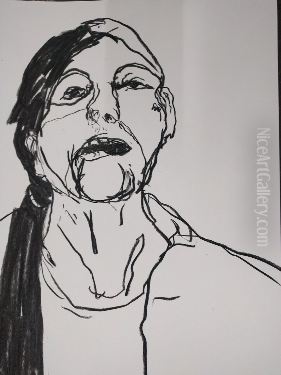 29 year old woman (d) Oil Painting by G. Andrew