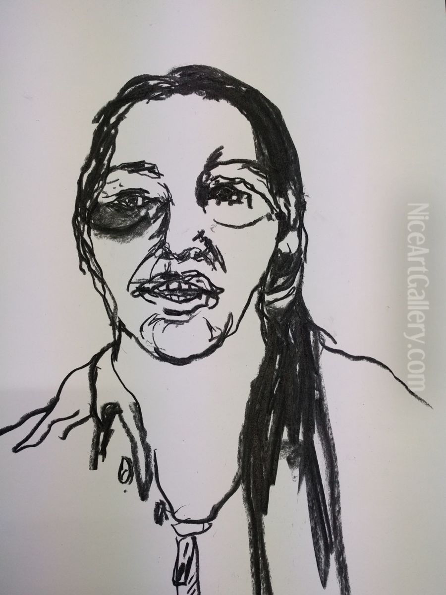 29 year old woman (n) Oil Painting by Gretchen Andrew