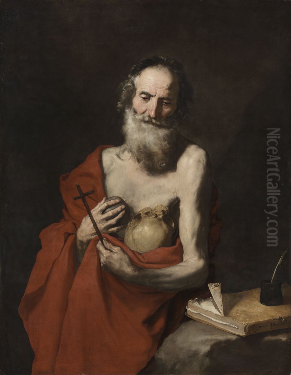 Saint Jerome Oil Painting by Jusepe de Ribera