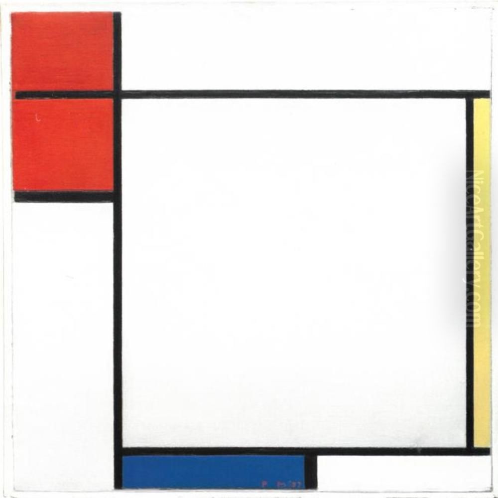 Composition with Red, Yellow, and Blue Oil Painting by Piet Mondrian
