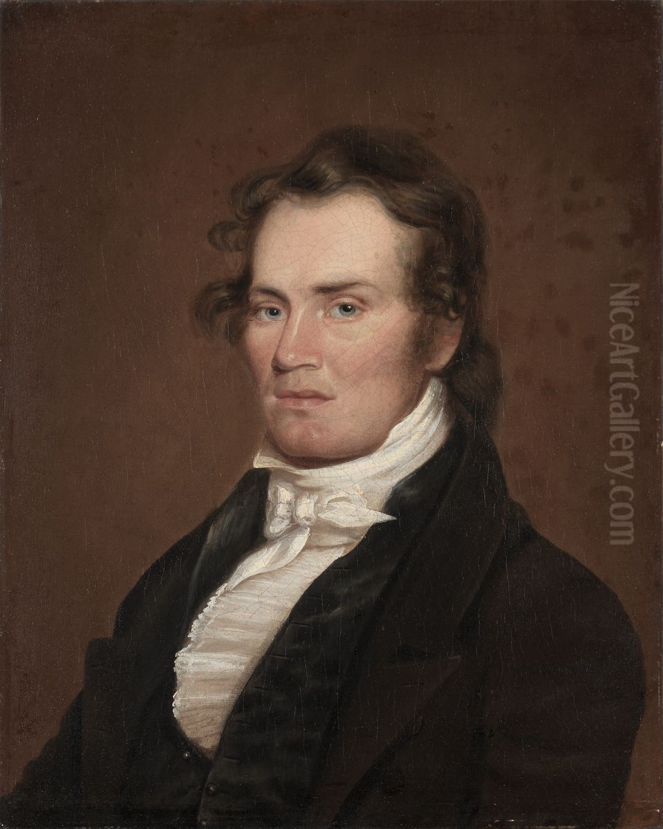 James G. McKinney Oil Painting by Matthew Harris Jouett