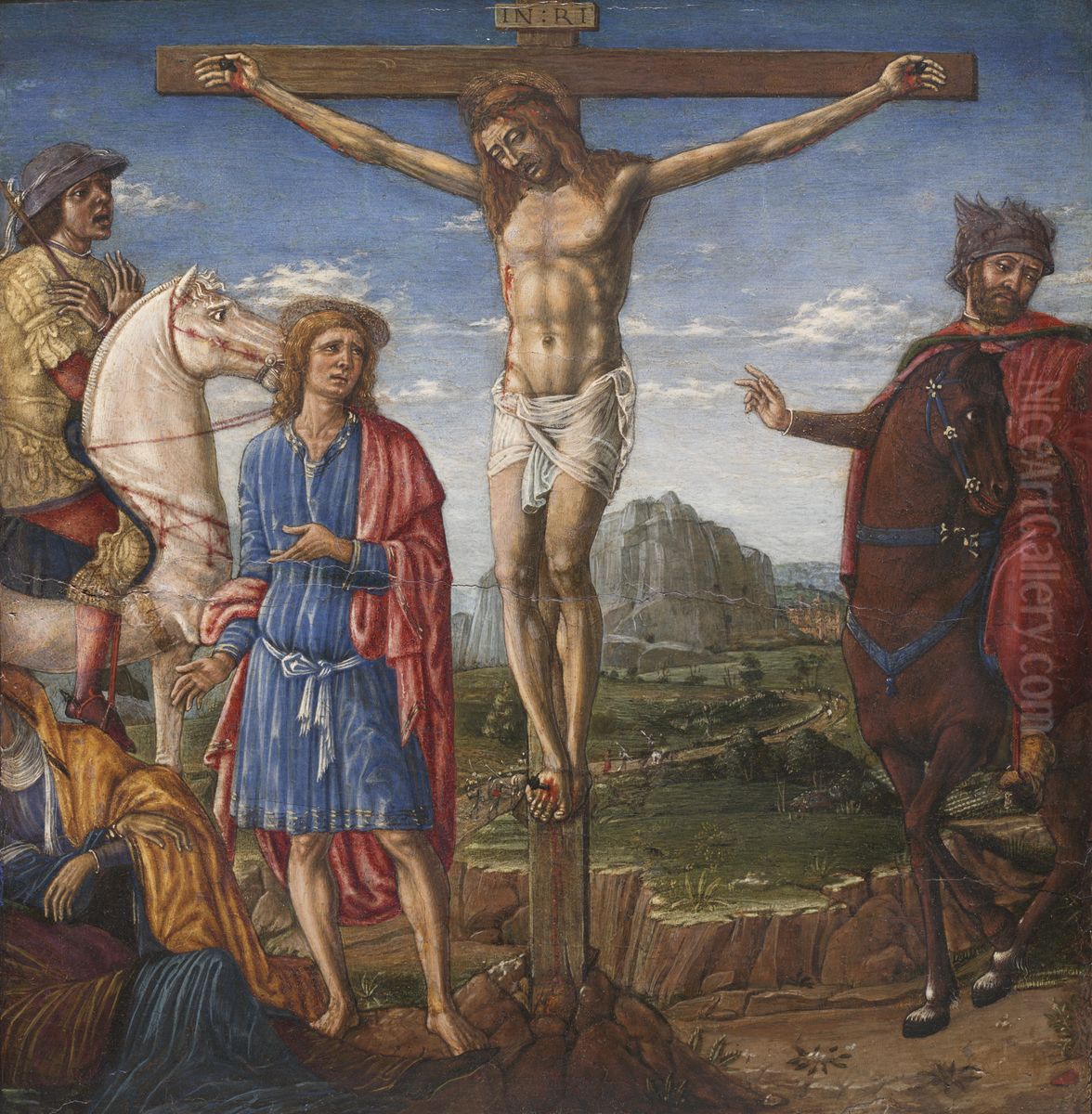 The Crucifixion Oil Painting by Matteo Di Giovanni
