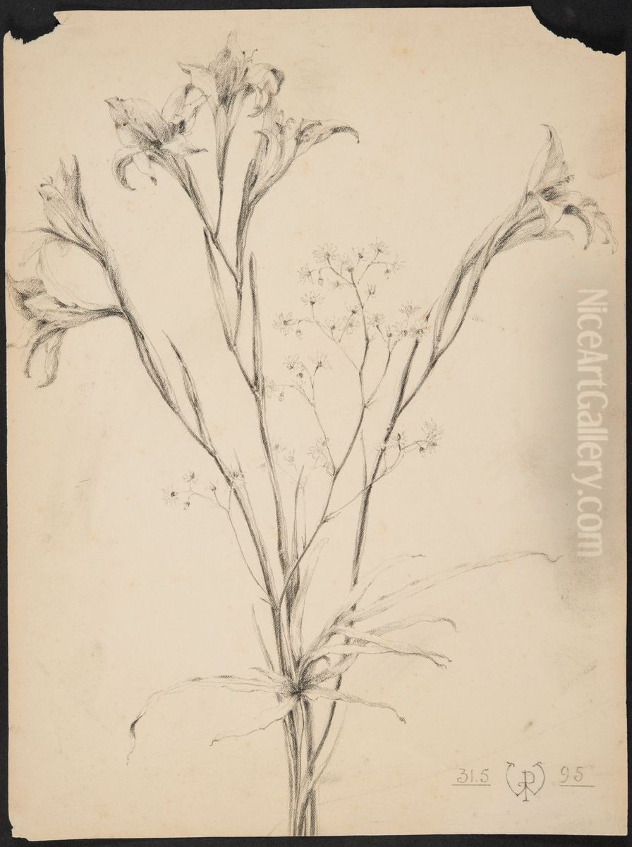 drawing by Philippe Wolfers , KBS-FRB, D2017.023.019.024 Oil Painting by Philippe Wolfers