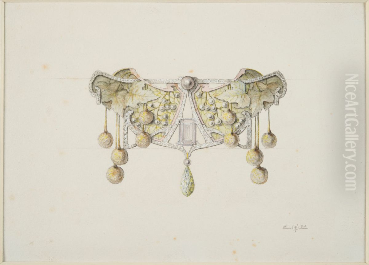 drawing by Philippe Wolfers , KBS-FRB, D2017.023.019.090 Oil Painting by Philippe Wolfers