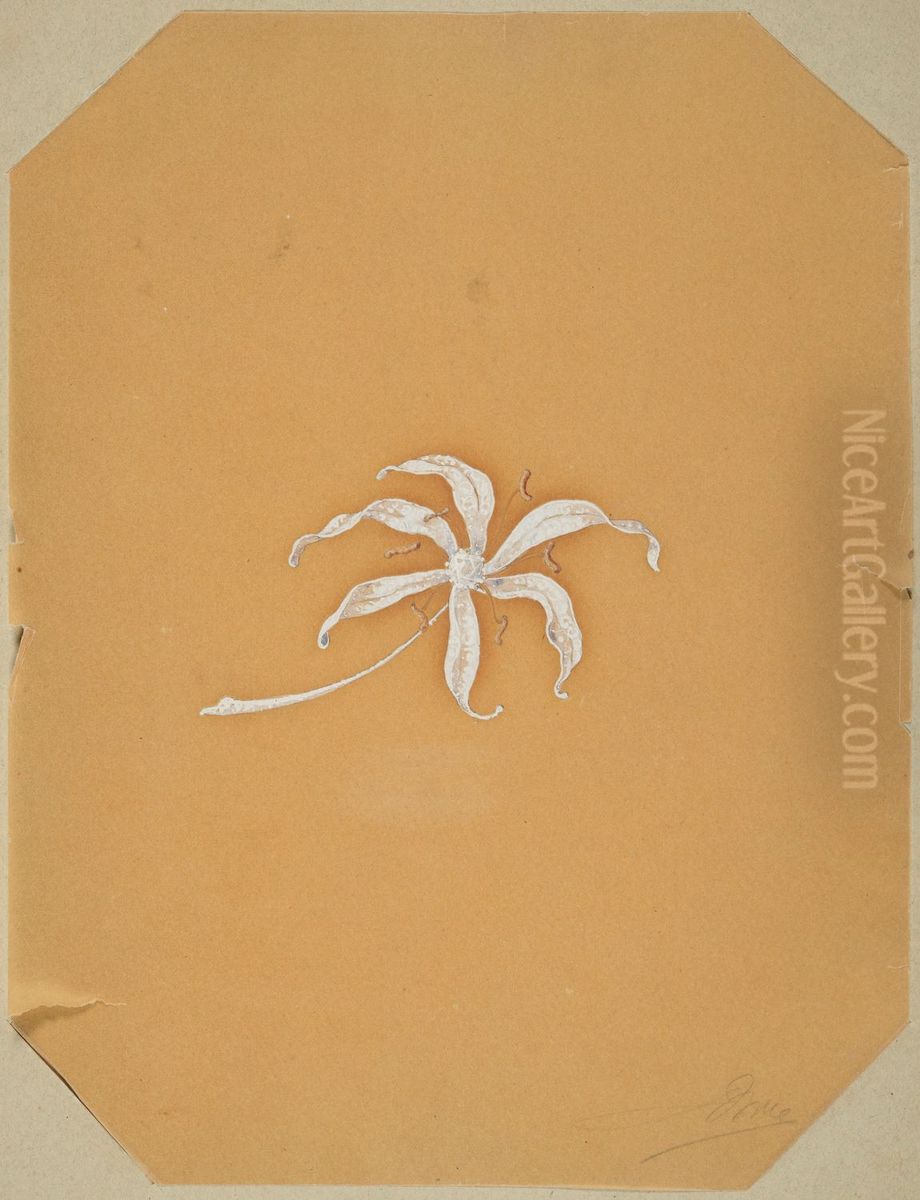 drawing by Philippe Wolfers , KBS-FRB, D2017.023.019.117 Oil Painting by Philippe Wolfers