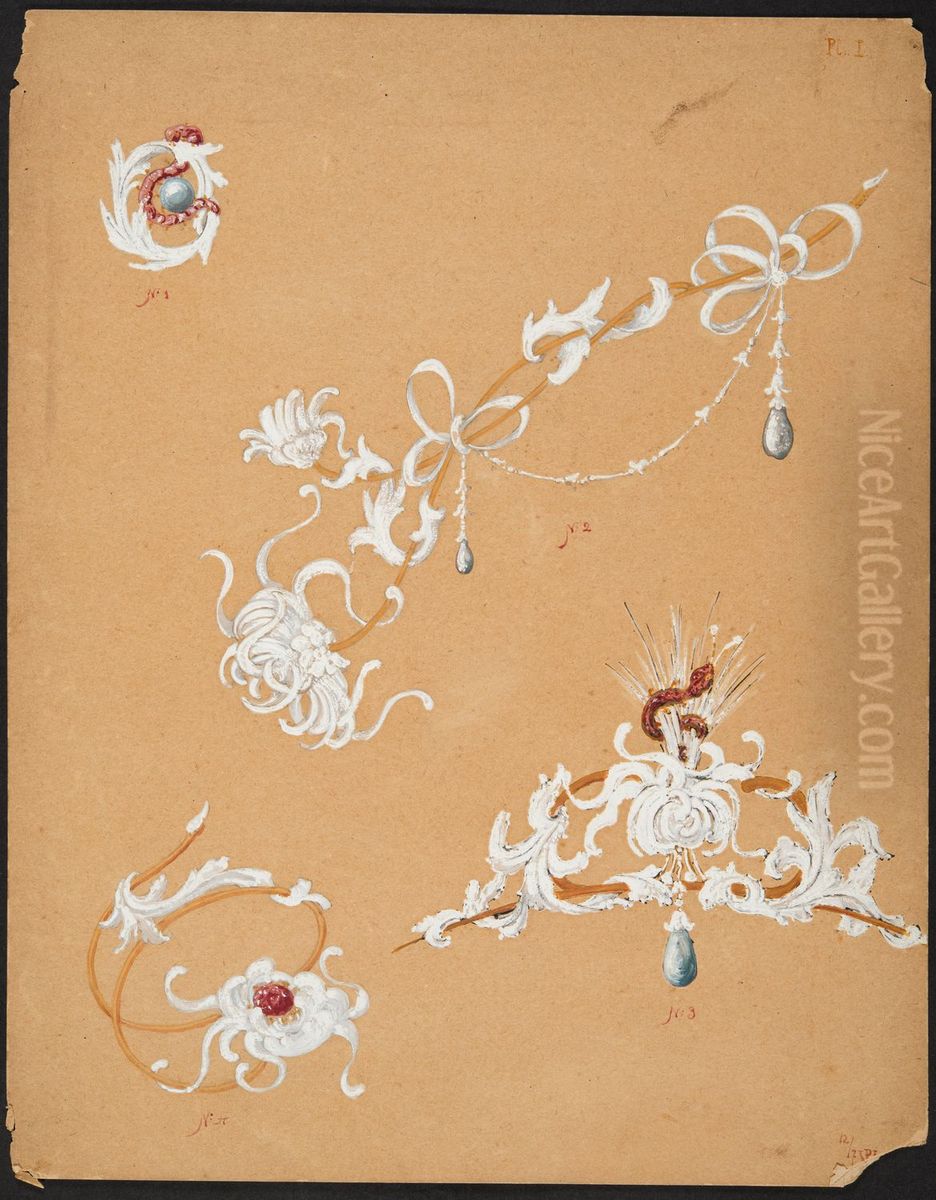 drawing by Philippe Wolfers , KBS-FRB, D2017.023.019.118 Oil Painting by Philippe Wolfers