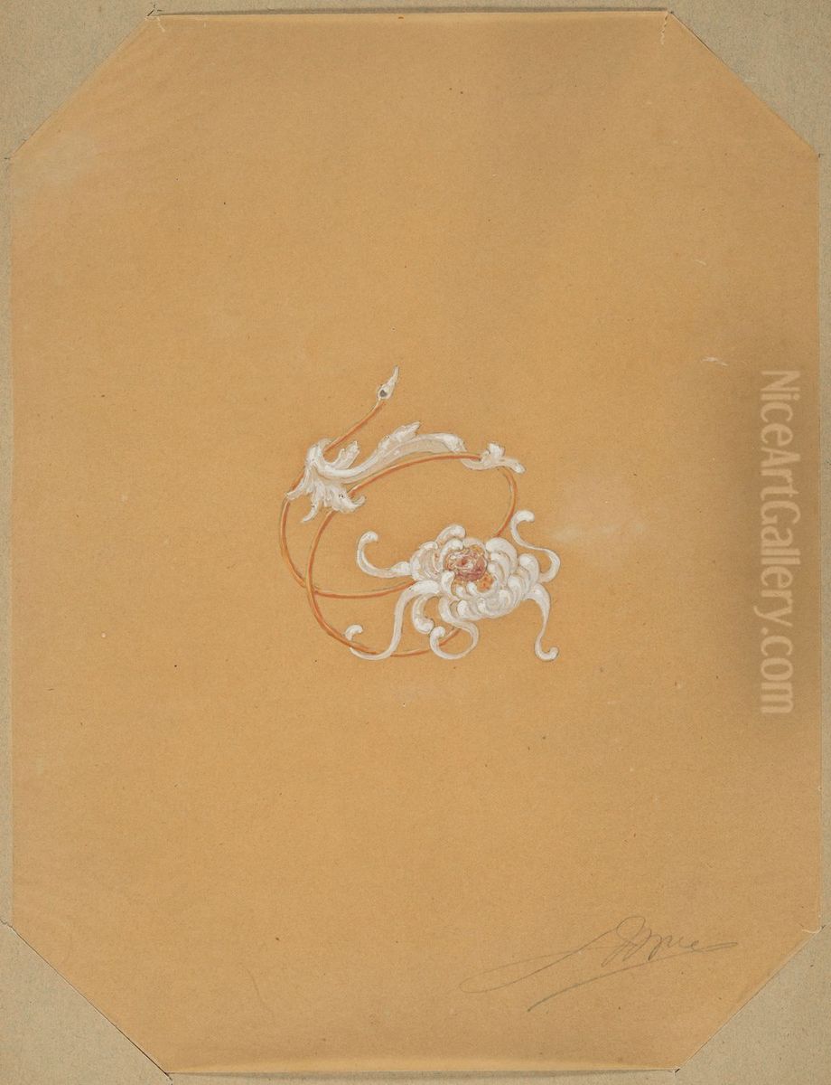 drawing by Philippe Wolfers , KBS-FRB, D2017.023.019.121 Oil Painting by Philippe Wolfers