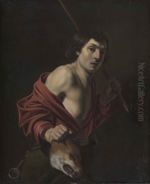 Der Jager Oil Painting by Cornelius van Poelenburgh