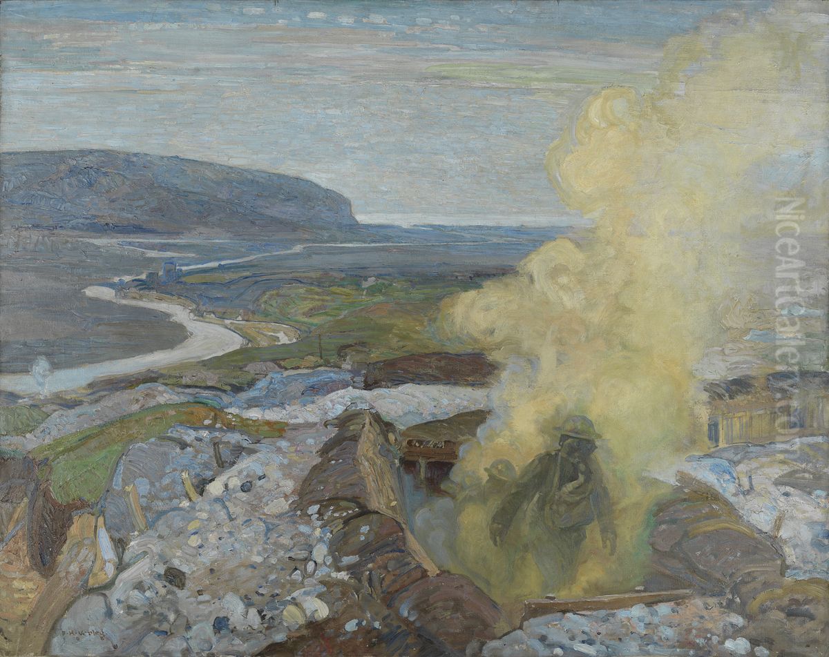 Gas Chamber at Seaford Oil Painting by Frederick Varley