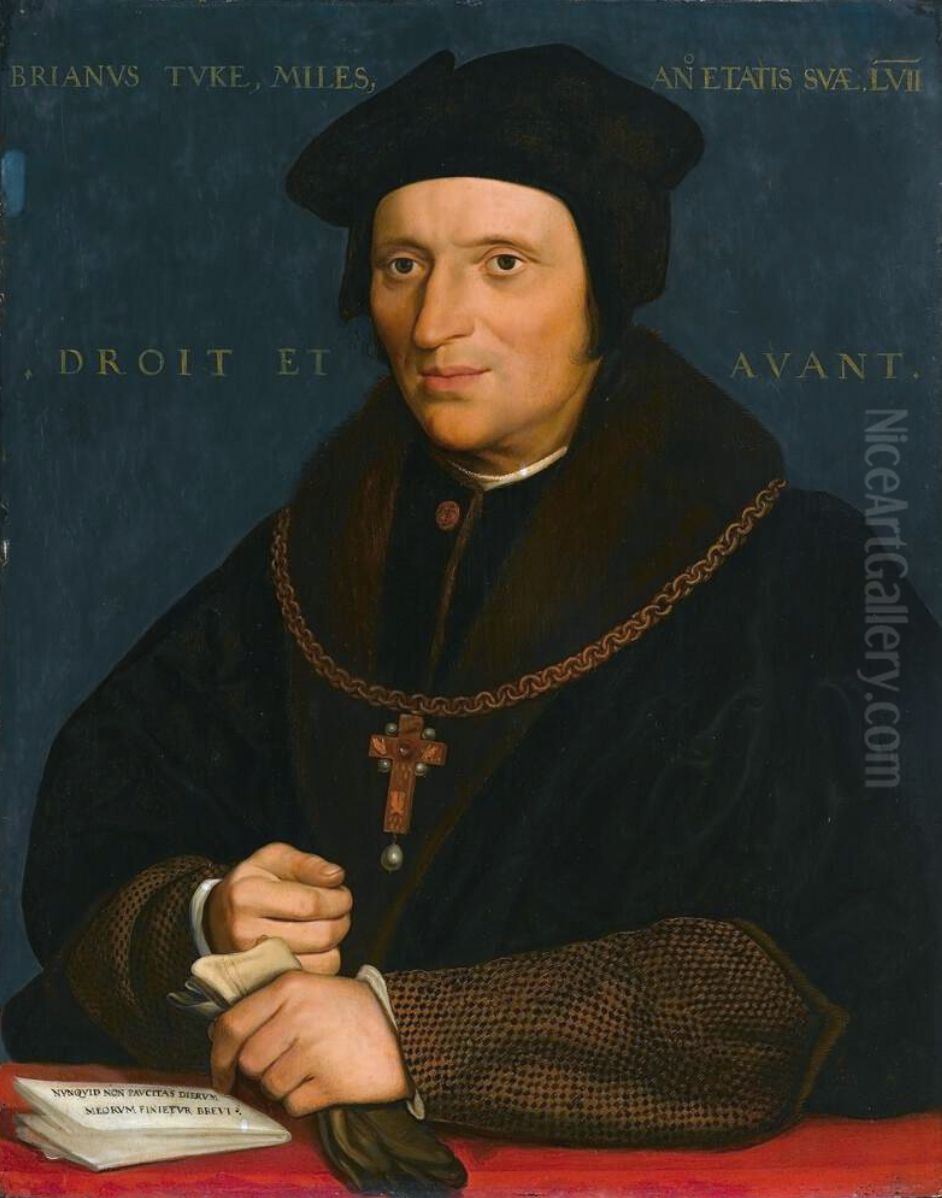 Portrait of Sir Bryan Tuke Oil Painting by Hans Holbein the Younger