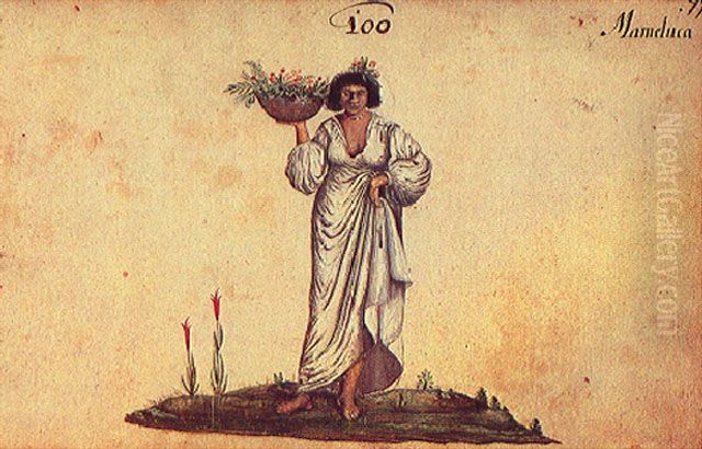 Mameluca (doThier Buch- Livro dos Animais) Oil Painting by Zacharias Wagenaer