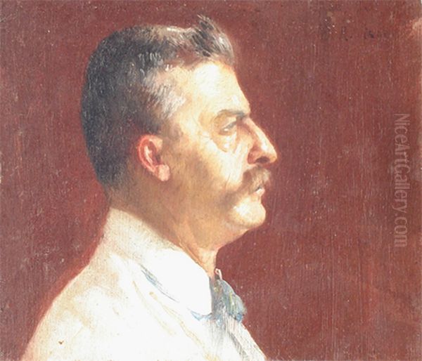Retrato de meu irmao Afonso Oil Painting by Eliseu Visconti