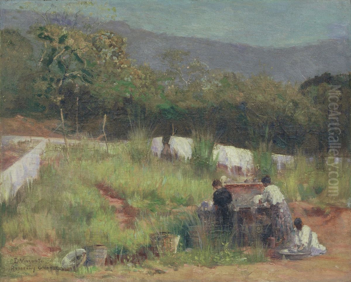 Dia de sol - Andarai Grande Oil Painting by Eliseu Visconti