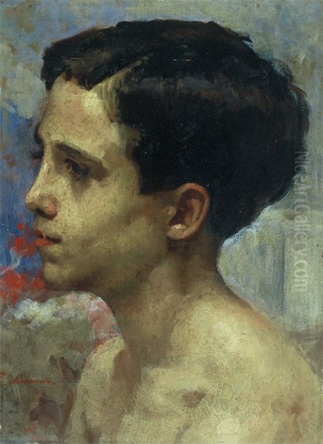 Retrato de Julinho Oil Painting by Eliseu Visconti