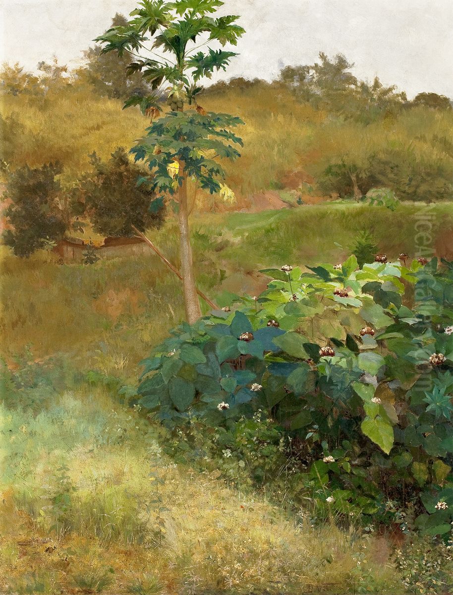 Mamoeiro Oil Painting by Eliseu Visconti