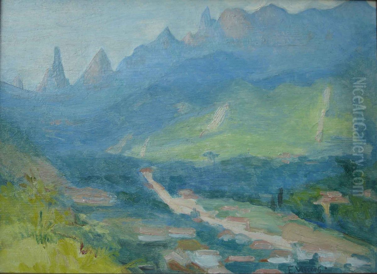 Serra dos Orgaos Oil Painting by Eliseu Visconti
