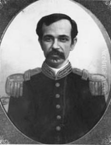 Floriano Peixoto, da colecao Museu Historico Nacional Oil Painting by Miguel Navarro Canizares